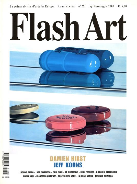 Flash Art. Aprile/Maggio 2005, N. 251 - copertina