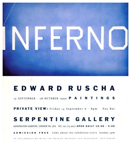 Edward Ruscha. Paintings - copertina