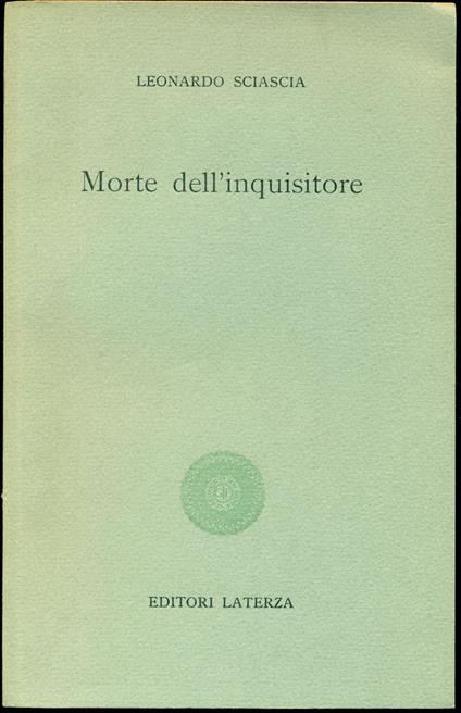 Morte dell'inquisitore - Leonardo Sciascia - copertina