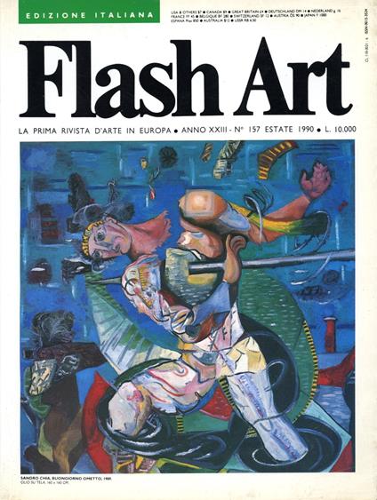 Flash Art, Estate 1990, n. 157 - copertina