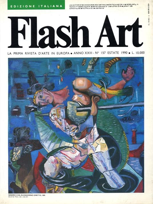 Flash Art, Estate 1990, n. 157 - copertina