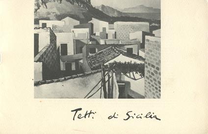Tetti di Sicilia - Renato Guttuso - copertina