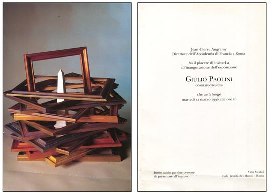 Giulio Paolini. Correspondances - Giulio Paolini - copertina