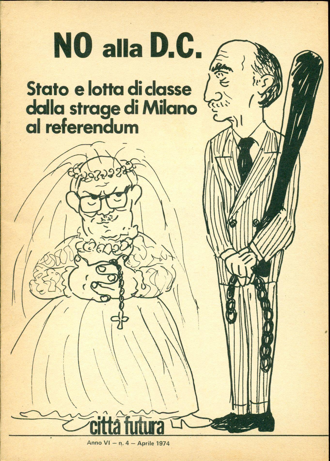 Raccolta di 4 fascicoli della rivista Città futura. Maggio 1974