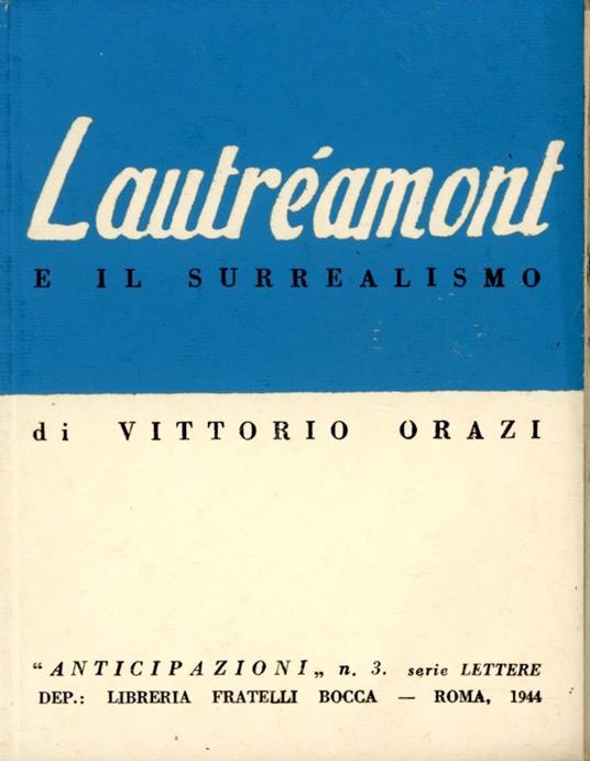 Lautréamont e il Surrealismo - copertina