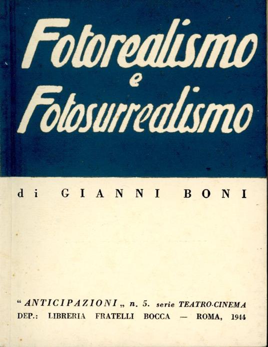 Fotorealismo e Fotosurrealismo - copertina