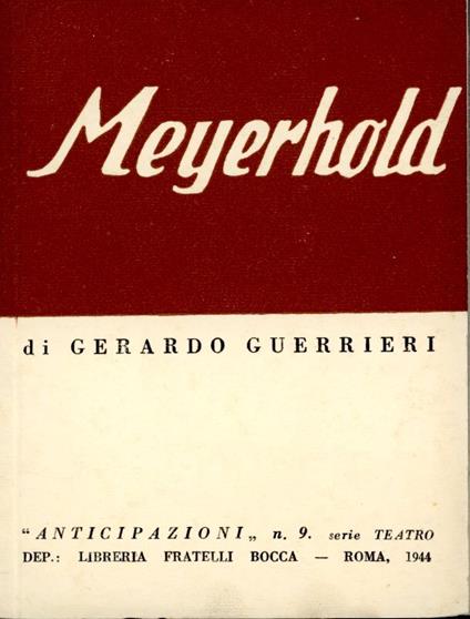 Meyerhold e il teatro russo - copertina