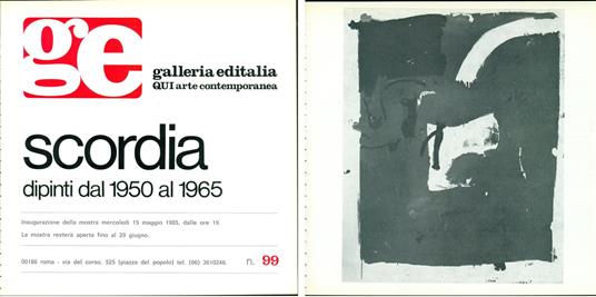 Scordia dipinti dal 1950 al 1965 - copertina