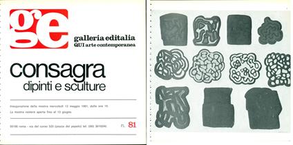 Consagra dipinti e sculture - copertina