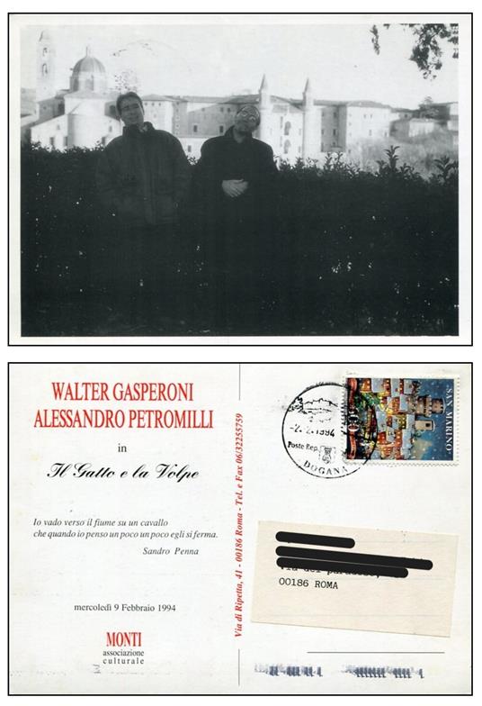 Walter Gasperoni, Alessandro Petromilli in Il Gatto e la Volpe - Walter Gasperoni - copertina