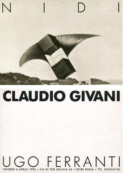 Claudio Givani. Nidi - copertina