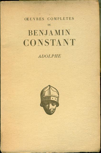 Adolphe - Benjamin Constant - copertina