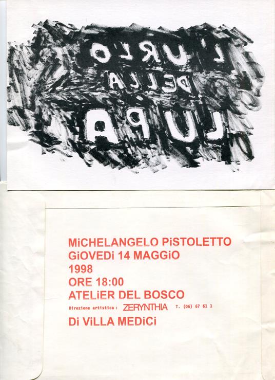 Michelangelo Pistoletto. L'atelier del Bosco - Michelangelo Pistoletto - copertina