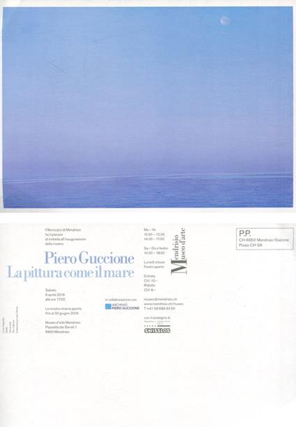 Piero Guccione. La pittura come il mare - Piero Guccione - copertina