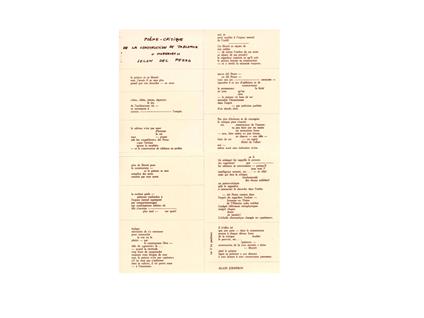 Poéme critique de la construction de tableaux "modernes" Selon Del Pezzo - copertina