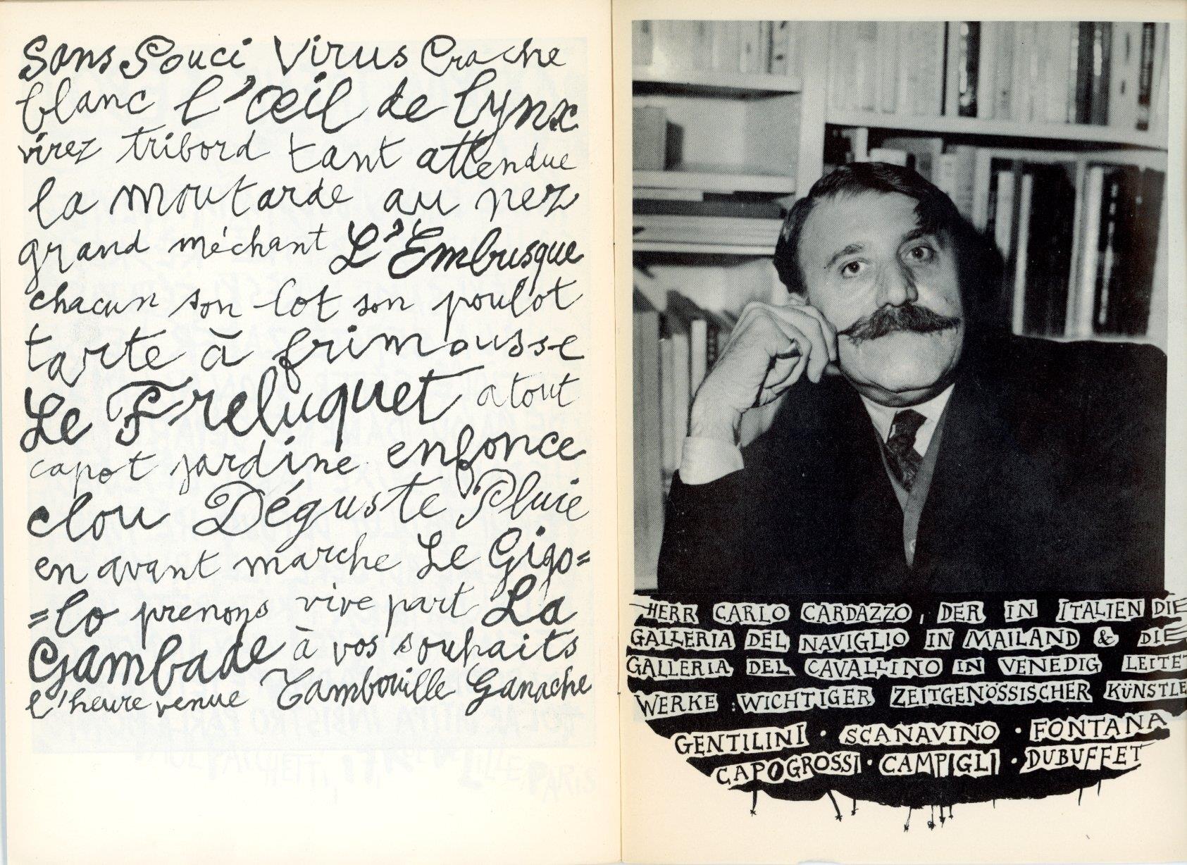 Rhinozeros. Special: Jean Dubuffet