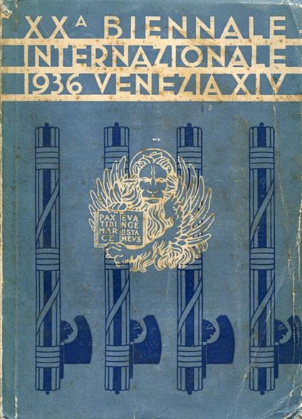 XX Esposizione Biennale Internazionale d'Arte1936-XIV. Catalogo - copertina