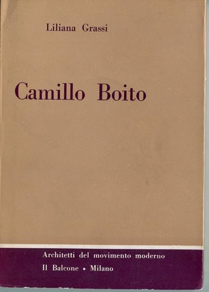 Camillo Boito - Camillo Boito - copertina