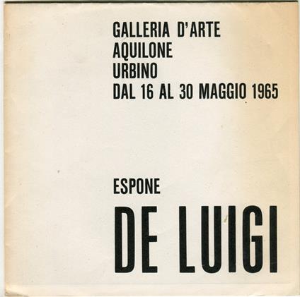 De Luigi - copertina