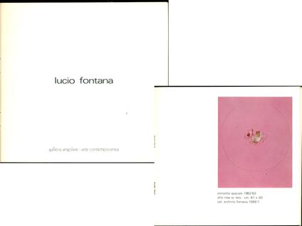 Opere di Lucio Fontana. Ottobre 1975 - copertina