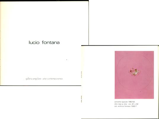 Opere di Lucio Fontana. Ottobre 1975 - copertina