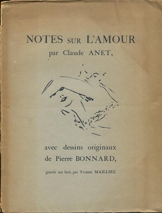 Notes sur l'amour - copertina
