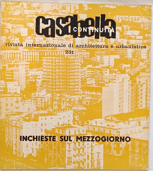 Casabella Continuità. Settembre 1959 - N. 231 - copertina
