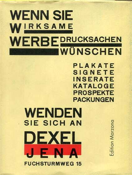 Neue Reklame - copertina