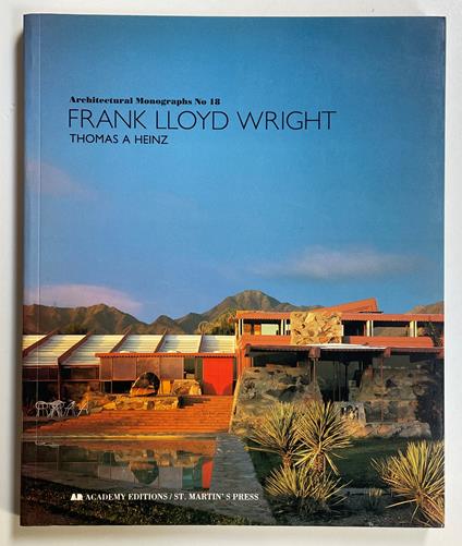 Architectural Monographs No 18. Frank Lloyd Wright - Frank Lloyd Wright - copertina