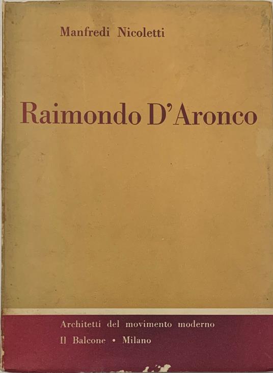 Raimondo D'Aronco - copertina