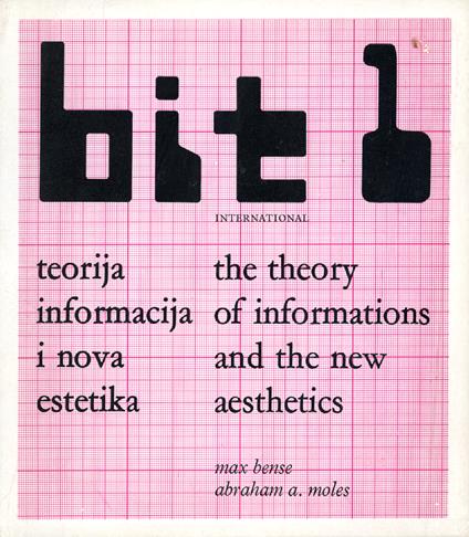 Bit International 1. The theory of informations and the new aesthetics - copertina