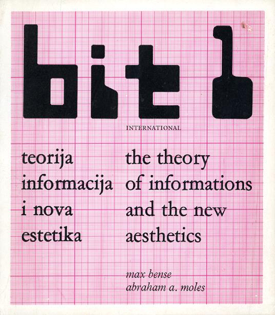 Bit International 1. The theory of informations and the new aesthetics - copertina
