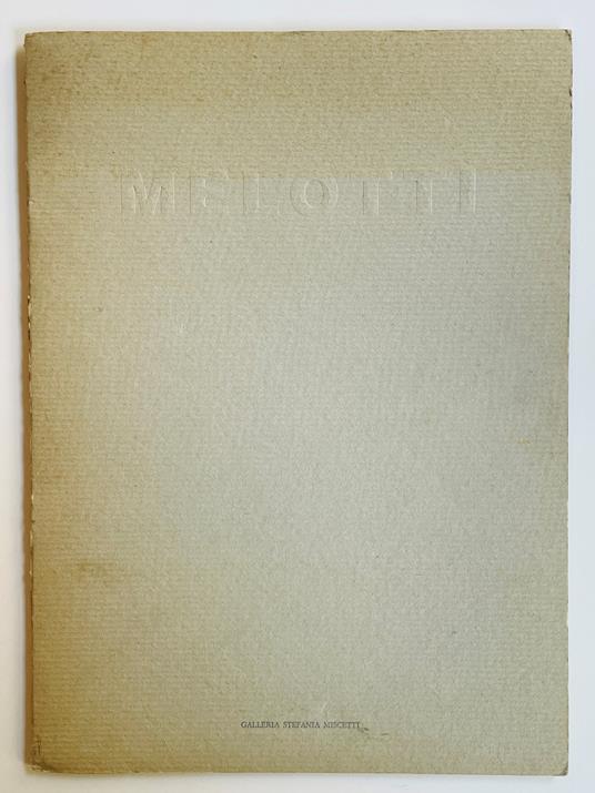 Gianni Melotti. Argille - copertina