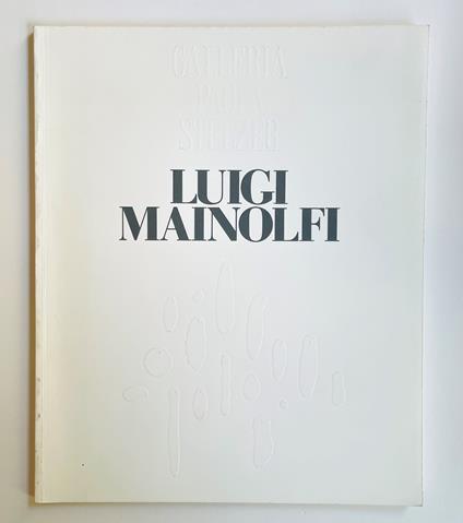 Luigi Mainolfi - Luigi Mainolfi - copertina