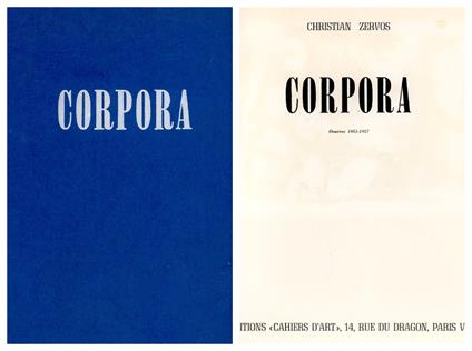 Corpora. Opere 1951-1957 - copertina