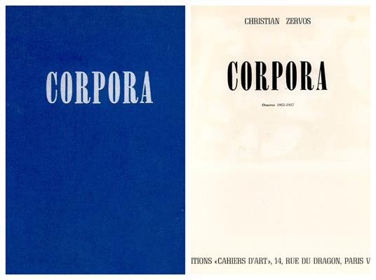 Corpora. Opere 1951-1957 - copertina