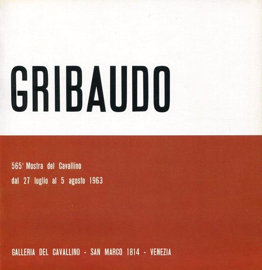 Gribaudo - Ezio Gribaudo - copertina