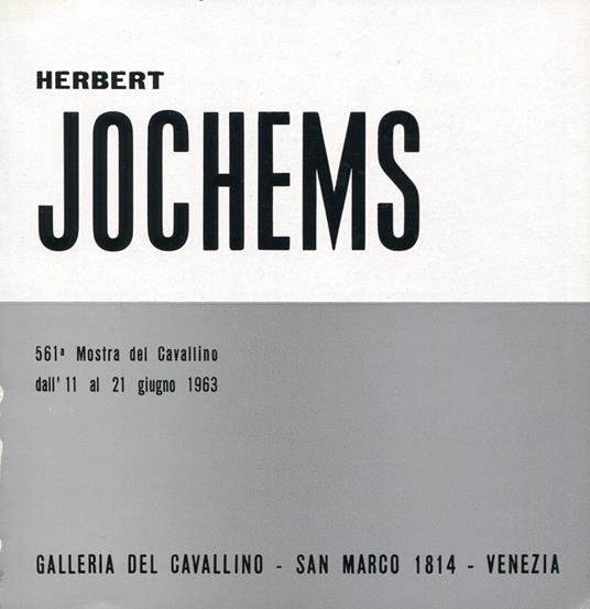 Herbert Jochems - copertina