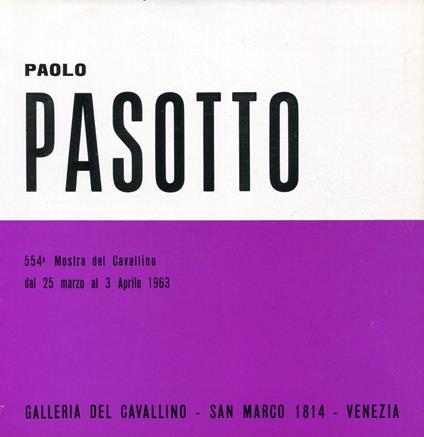 Paolo Pasotto - copertina