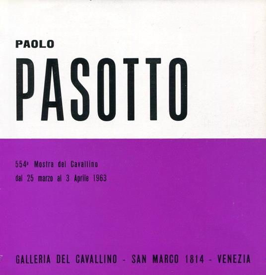 Paolo Pasotto - copertina