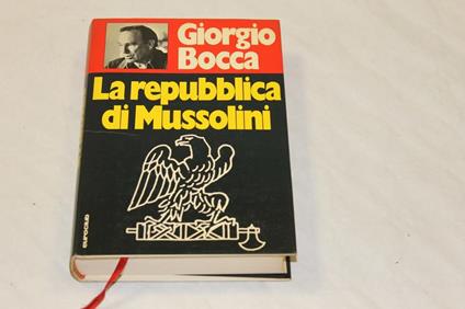 La repubblica di Mussolini - Giorgio Bocca - copertina