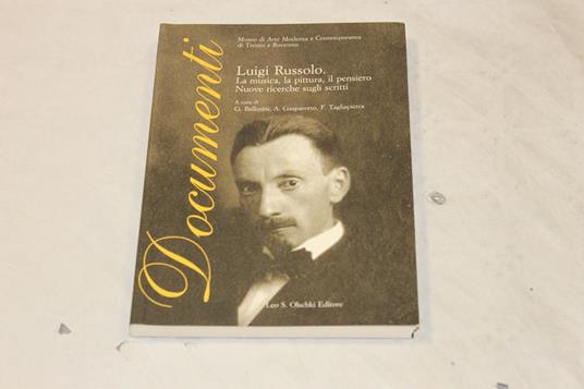 La La musica, la pittura, il pensiero. Nuove ricerche sugli scritti - Luigi Russolo - copertina