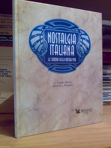 Nostagia Italiana / Le Canzoni Della Nostra Vita (Solo Libro) - 1996 - copertina