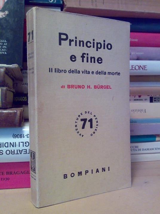 Principio E Fine - Il Libro Della Vita E Della Morte - copertina