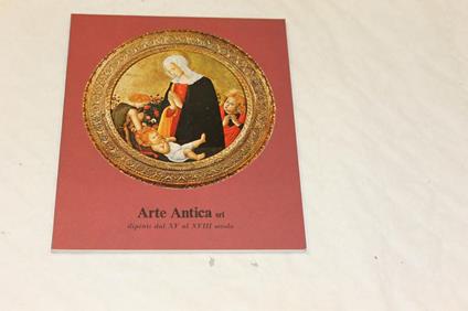 Arte Antica. Dipinti dal XV al XVIII secolo. Maggio 1978 - copertina