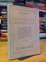 Paolo Bellezza - CURIOSITà MANZONIANE - Vallardi 1931