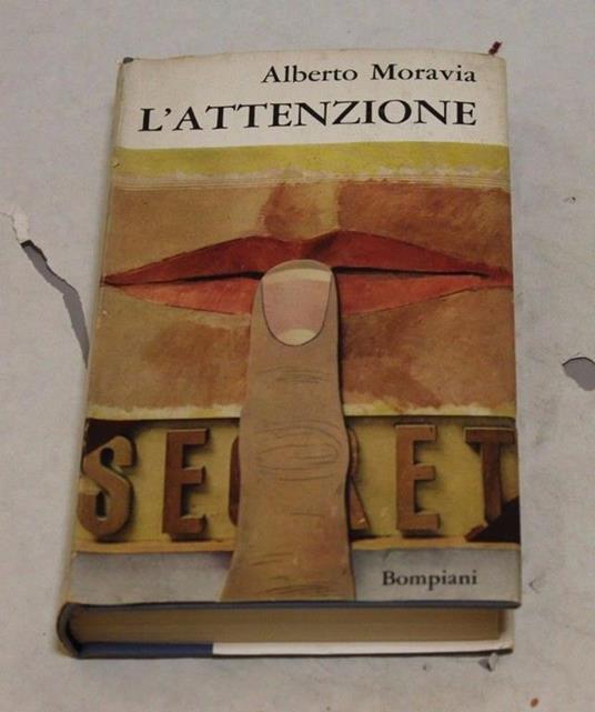 Alberto Moravia - L'attenzione - copertina