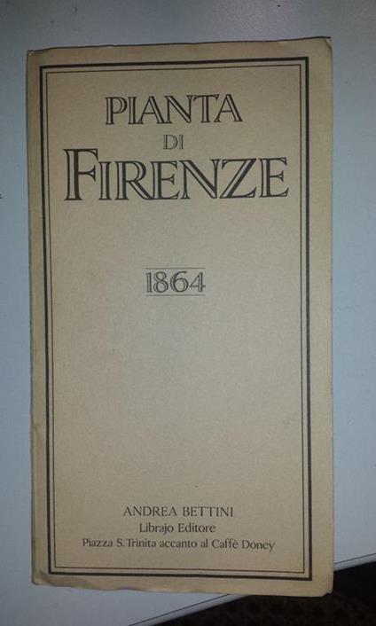 pianta di Firenze 1864 (Fac simile) - copertina