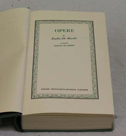 De Marchi - UTET - copertina