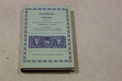 Omero. Opera - Omero - copertina